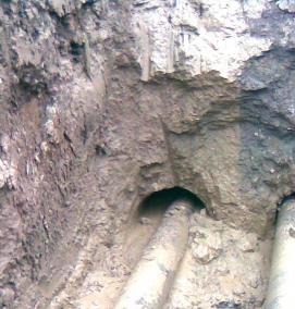 Прокладка коммуникаций проколом - вариант 1