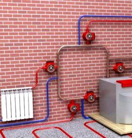 Прокладка коммуникаций в частном доме - модель 2