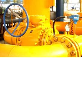 Прокладка наружного газопровода - модель 3