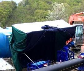 Прокладка траншеи газопровод - вариант 1