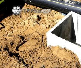 Прокладка труб под землей - тип 3