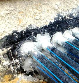 Прокладка труб - модель 3