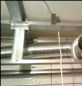 Прокладка труб вентиляции - вариант 1