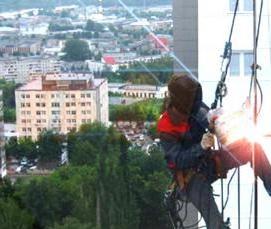 Промышленный альпинизм мойка окон - вариант 2