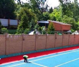 Прорезиненное спортивное покрытие - вариант 1