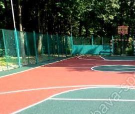 Прорезиненное спортивное покрытие - вариант 4