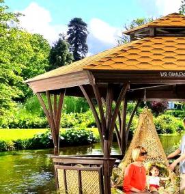 Простые беседки для дачи - модель 3