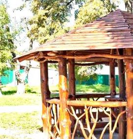 Простые беседки для дачи - модель 2