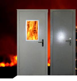 Противопожарная дверь 800х2100 - тип 2