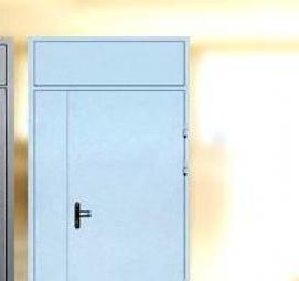 Противопожарные двери с фрамугой - модель 4