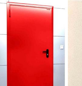 Противопожарные двери с мдф накладкой - вариант 1