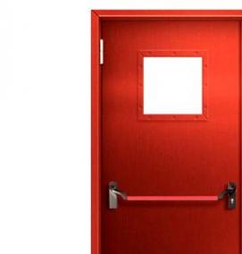 Противопожарные двери с мдф накладкой - вариант 3