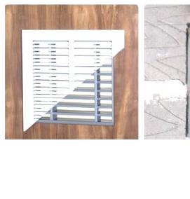 Противопожарные двери с вентиляционной решеткой - тип 4