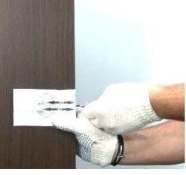 Противопожарные двери с защелкой - вариант 2