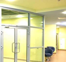 Противопожарные стеклянные двери - модель 2