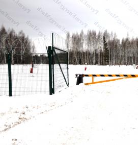 Противотаранный шлагбаум - вариант 2