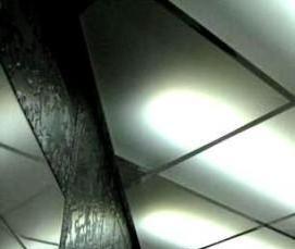 Прозрачные подвесной потолок - вариант 4