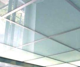 Прозрачные подвесной потолок - вариант 2