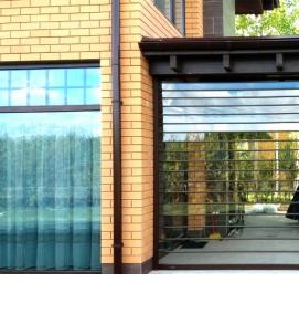 Прозрачные рольставни из поликарбоната - тип 2