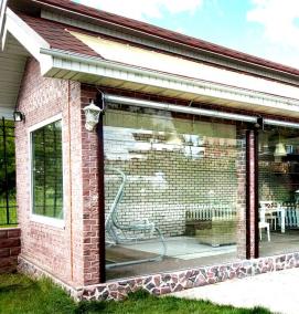 Прозрачные рольставни - вариант 3