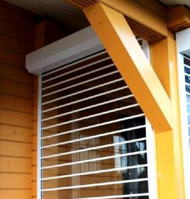 Прозрачные рольставни - вариант 2