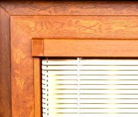 Прозрачные жалюзи на окна - вариант 1