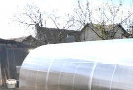 Прямостенные теплицы сварные - модель 1