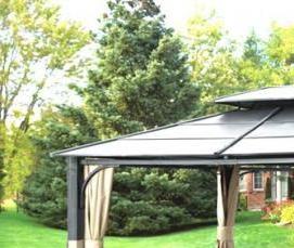 Прямоугольные дачные беседки - тип 1