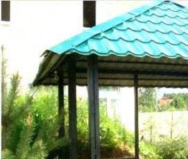 Прямоугольные дачные беседки - тип 2