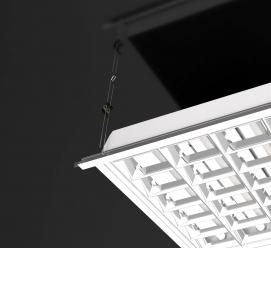 Прямоугольные светодиодные светильники потолочные - модель 1