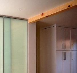 радиусная раздвижная дверь - модель 1