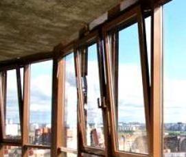 радиусное остекление - модель 4