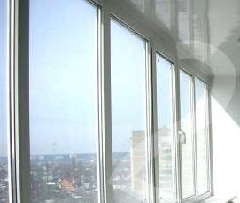 радиусное остекление - модель 2