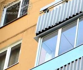 распашное остекление - тип 3