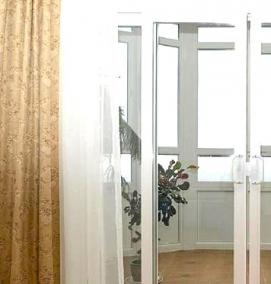 распашные балконные двери - вариант 4