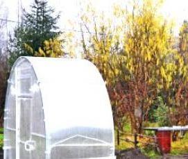 раздвигающаяся теплица - модель 4