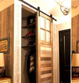 раздвижная дверь в кладовку - модель 1