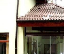 раздвижное остекление поликарбонатом - модель 1