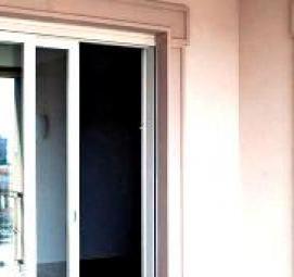 раздвижные алюминиевые двери на балкон - вариант 3