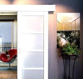 раздвижные двери без порога - вариант 3