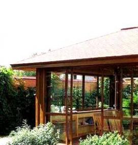 раздвижные двери для беседки - модель 1