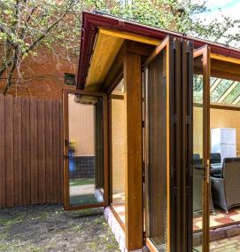 раздвижные двери для беседки - модель 4