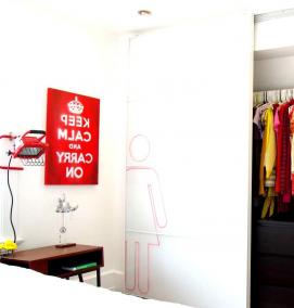 раздвижные двери для гардеробной - тип 3