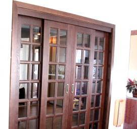 раздвижные двери межкомнатные дерево - модель 1