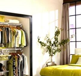 раздвижные двери в гардеробную комнату - вариант 4