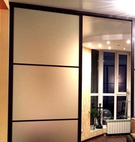 раздвижные двери в комнату для зонирования - тип 2