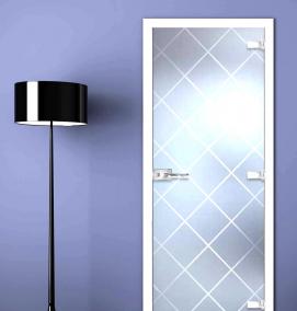 раздвижные матовые межкомнатные двери - тип 1