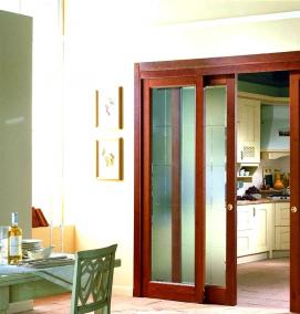 раздвижные матовые межкомнатные двери - тип 4