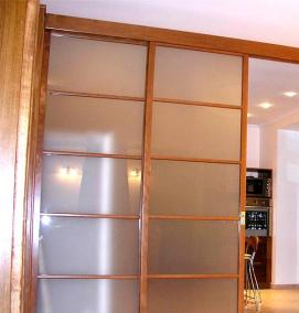 раздвижные матовые межкомнатные двери - тип 3