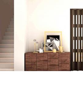 раздвижные межкомнатные двери гармошка - вариант 2